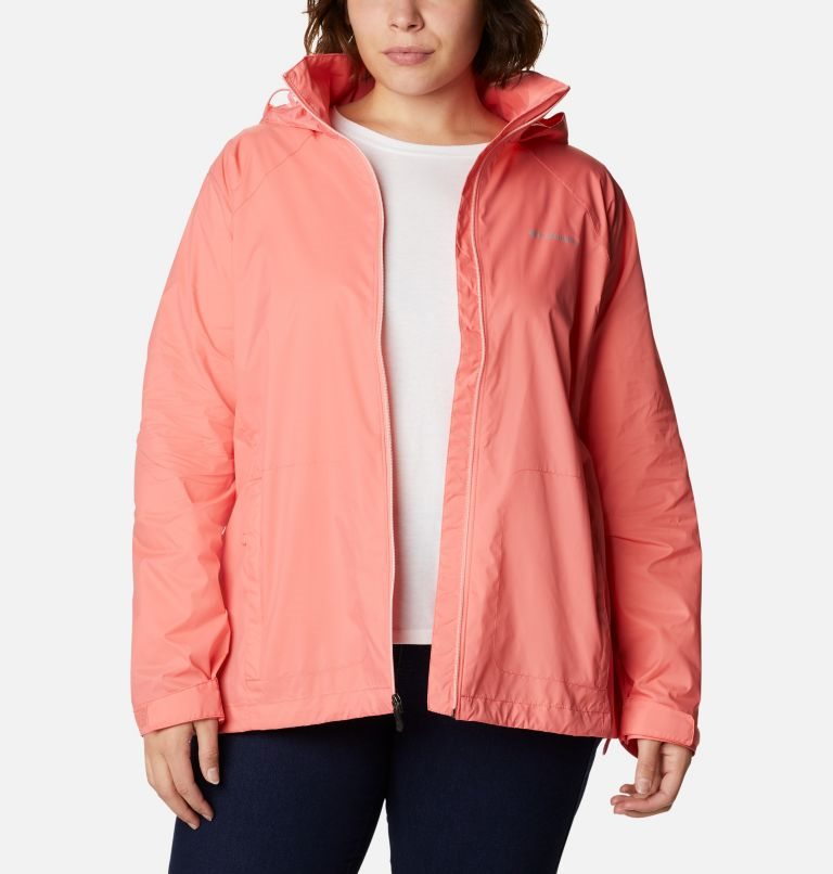 Women's Columbia Switchback III Jackets Coral | Plus Size CA-Q45C1